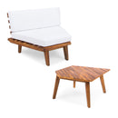 Hillcrest 2 Piece Outdoor Set Sofa Corner and Table by HouseOfZazla