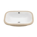 Modern Ceramic Undermount Bathroom Sink With Overflow, High Quality by HouseOfZazla