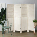 5.6 Ft Tall 4 Panel Folding Privacy Room Divider by LJGDeals