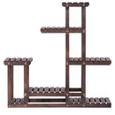6-Tier Garden Wooden Plant Flower Stand Shelf for Multiple Plants Indoor or Outdoor by LJGDeals