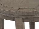 Paxton Place - Round Accent End Table - Dovetail Gray