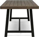 Outdoor Acacia Wood 3 Piece Picnic Dining Set