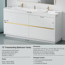 Bathin Freestanding Bathroom Vanity With Double Sinks by HouseOfZazla