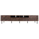 TV Stand With 2 Drawers, Media Console Table, Storage Cabinet With Cable Management by HouseOfZazla