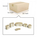 Elegant Natural Marble Bathroom Accessories Set by HouseOfZazla