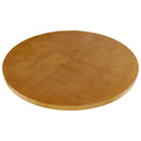 Round Dining Table With Pecan Wood Veneer - Walnut by HouseOfZazla