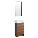 18 Inch Freestanding Bathroom Vanity With Single Sink, Soft Closing Doors, Suitable For Small Bathrooms-BVB03118BRE