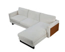 Walker Edison | Linen Sectional Sofa with Chaise