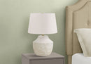 Lighting, Modern Table Lamp, Concrete - Cream by HouseOfZazla
