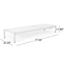 Outdoor Patio Chaise Lounge with 5 Reclining Positions