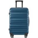 Hardshell ABS Luggage Set 24-Inch Spinner Suitcase with 2 Packing Cubes