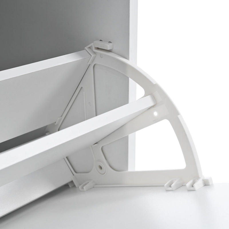 5-in-1 Entryway Bench with Coat Rack, Cushion and 4 Sturdy Hooks, 40.6" Wide Hall Tree with Shoe Storage Bench for Hallway, Entryway, Living Room