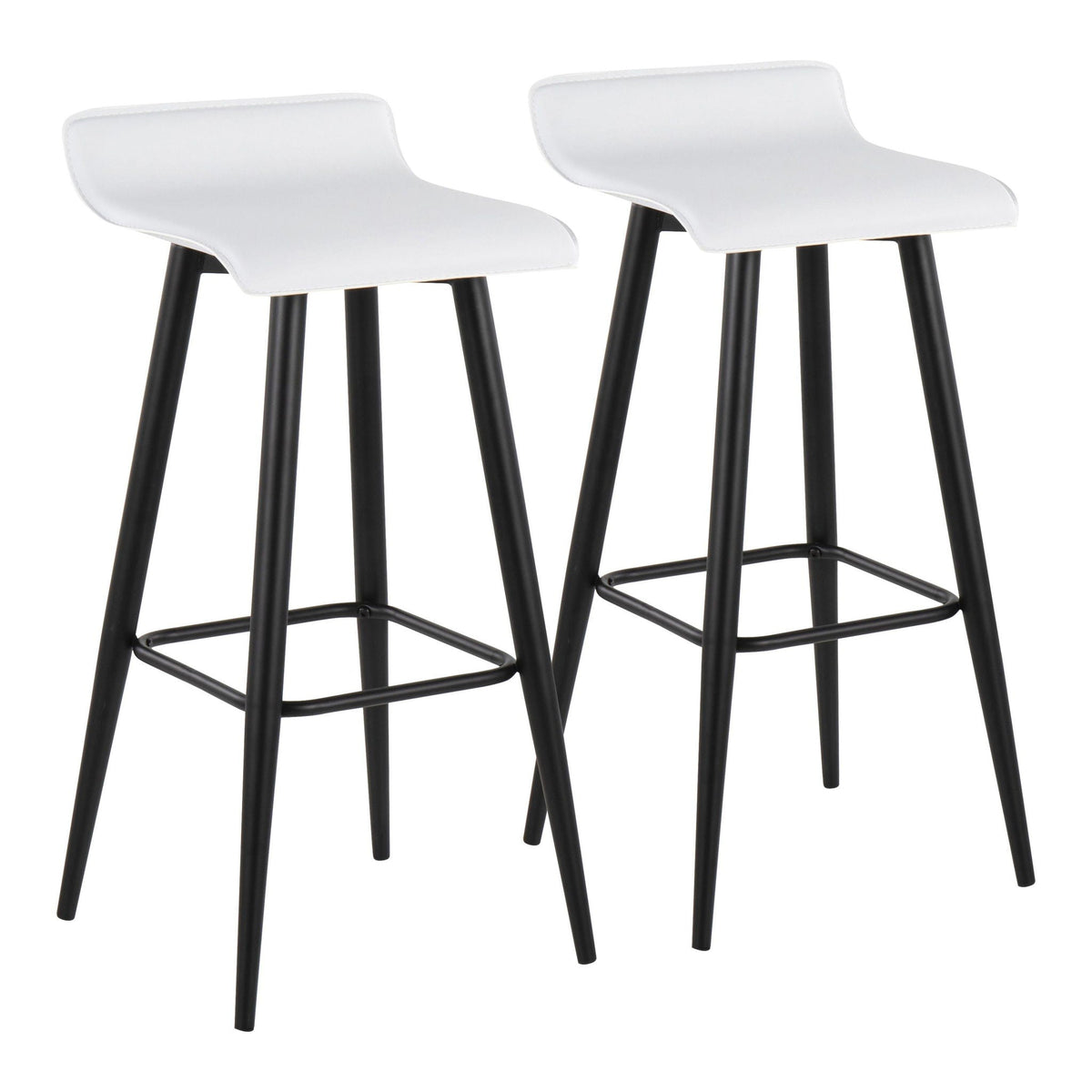 Ale - Contemporary Fixed Height Bar Stool (Set of 2), photo 14 of 20