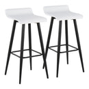 Ale - Contemporary Fixed Height Bar Stool (Set of 2) by HouseOfZazla