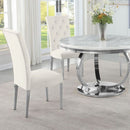 Modern Upholstered Tufted Dining Chair (Set of 2)