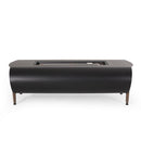 Vernon - Rectangle Fire Pit 50, 000 Btu - Dark Gray