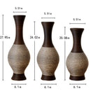 Tall Designer Floor Vase With Elegant 2 Tone by Unique Piece Furniture