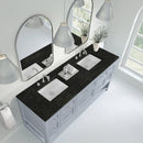 James Martin Breckenridge 72" Double Bathroom Vanity, Serenity Blue