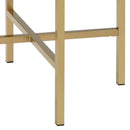 Mithea - End Table - Oak / Gold by HouseOfZazla