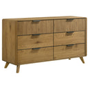 Bennett 5-piece Eastern King Bedroom Set Light Oak