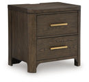 Radkin - Two Drawer Night Stand - Burnished Brown by Unique Piece Furniture