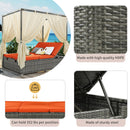 Adjustable Sun Bed With Curtain,High Comfort,With 3 Colors
