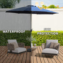 10FT Patio Umbrella - Navy Blue