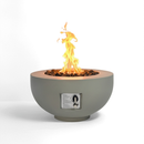 Outdoor Round Propane Fire Pit Table 28-inch, 40,000 BTU by HouseOfZazla