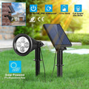 Solar Powered Spotlight for Outdoors for Gardens & Pathways by LJGDeals