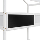House Style Bunk Bed With Storage Staircase And board by HouseOfZazla