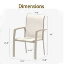 VRSHWO Garden Patio Chairs Set of 2 by HouseOfZazla