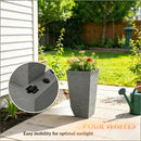 Stackable Design Tapered Planters - 3 Piece Set