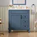 Bathroom Vanity With Sink, Cabinet With 2 Drawers And Adjustable Shelf by Unique Piece Furniture