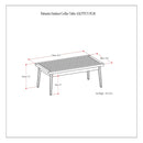 Palmetto - Outdoor Coffee Table - Light Teak