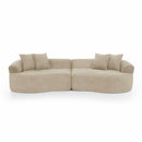 4 Seater Curved Cloud Sectional Sofa