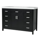 Bathroom Vanity With Sink, 2 Doors & 8 Drawers, Soft Close System by HouseOfZazla