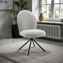 Side Chair With Swivel (Set of 2) - Gray