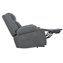 Power Lift Recliner Chair With Extended Footrest, Remote Control, Cup Holders, And Side Pockets by HouseOfZazla