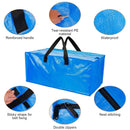 Moving Bags Heavy Duty Storage Totes - Blue 4 Pack by LJGDeals