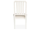 Willowbrook - Upholstered Side Chair With Wood Slat Back (Set of 2) - Egg Shell White