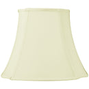 12"W x 12"H French Oval Piped Egg Shell Lamp