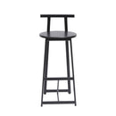 Modern Bar Stools With Backrest For Kitchen (Set of 3) by HouseOfZazla