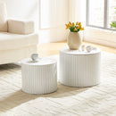Handcrafted Nested Table Set, 2 Pieces by HouseOfZazla