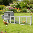 Chicken Coop With Run And Nesting Box by HouseOfZazla