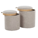 Tray - Contemporary Nesting Ottoman Set by HouseOfZazla