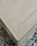 Marxhart - Square End Table - Bisque