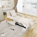 Convertible Single Chair Bed With Computer Board And USB Ports, 3 In 1 Sofa Bed - Beige by HouseOfZazla