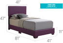 Elegant Platform Bed For Relaxed Spaces by HouseOfZazla