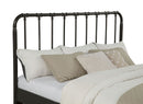 Rocco All Wood Water Pipe Open Frame Eastern King Bed Dark Bronze
