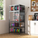3D Printer Cabinet With Double Layer Filament Storage, Noise Reducing Design - Black by Unique Piece Furniture